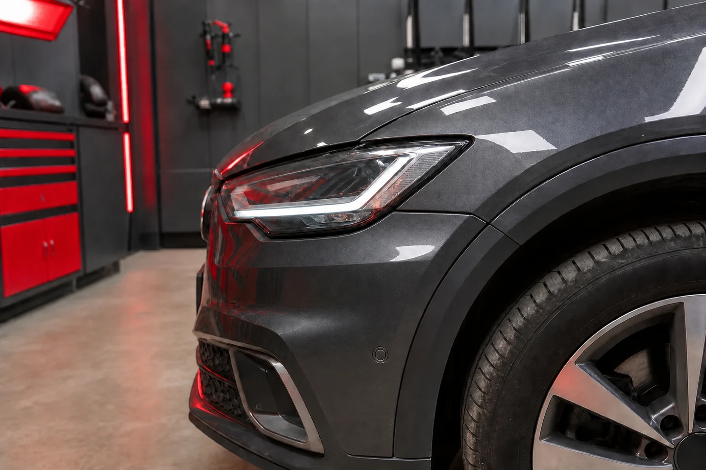 Front-end panel alignment