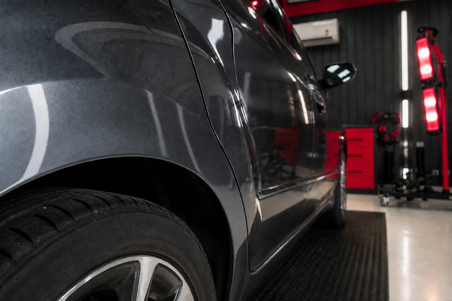 Wheel-arch corrosion repair after